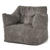 Victor Bean Bag Armchair - Cord Graphite Grey