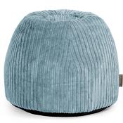 Dressing Table Pouf Stool - Cord Aegean Blue