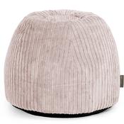 Dressing Table Pouf Stool - Cord Blush Pink