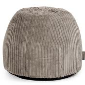 Dressing Table Pouf Stool - Cord Dovetail Grey