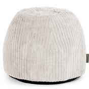 Dressing Table Pouf Stool - Cord Ivory