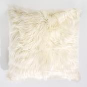 Extra Large Scatter Cushion Cover 70 x 70cm - Mongolian Fur Cream image