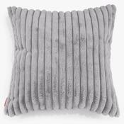 Extra Large Scatter Cushion Cover 70 x 70cm - Ultra Plush Cord Grey