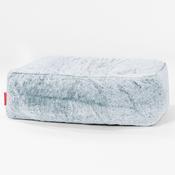 Large Footstool Replacement Cover - Fluffy Faux Fur Rabbit