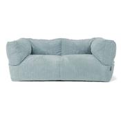 The 2 Seater Albert Sofa Bean Bag - Cord Mint Green