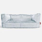 The 2 Seater Albert Sofa Bean Bag Replacement Cover - Fluffy Faux Fur Rabbit