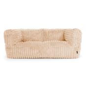 The 2 Seater Albert Sofa Bean Bag - Ultra Plush Cord Peach image