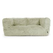 The 2 Seater Albert Sofa Bean Bag - Ultra Plush Cord Sage Green image