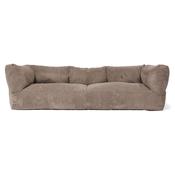 The 3 Seater Albert Sofa Bean Bag - Cord Dovetail Grey image