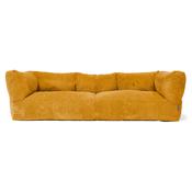 The 3 Seater Albert Sofa Bean Bag - Cord Golden Honey image
