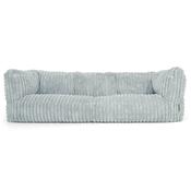 The 3 Seater Albert Sofa Bean Bag - Ultra Plush Cord Duck Egg Blue image