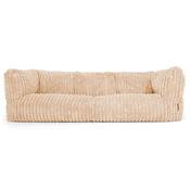 The 3 Seater Albert Sofa Bean Bag - Ultra Plush Cord Peach image