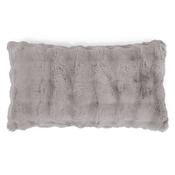 XL Rectangular Support Cushion Cover 40 x 70cm - Bubble Faux Fur Grey image