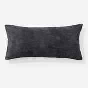 XL Rectangular Support Cushion Cover 40 x 70cm - Pom Pom Black