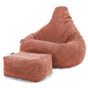 Highback Bean Bag Chair - Pom Pom Pumpkin Orange image