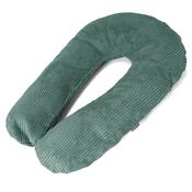 Hug Pillow - Pom Pom Emerald Green