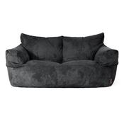 Josephine Sofa Bean Bag - Pom Pom Black image