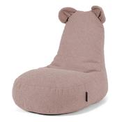 Children's Sherpa Bear Bean Bag Chair 2-6 yr - Boucle Pink image