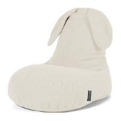 Children's Sherpa Rabbit Bean Bag Chair 2-6 yr - Boucle Ivory