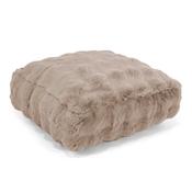Large Floor Cushion - Bubble Faux Fur Mink