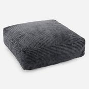 Large Floor Cushion - Pom Pom Black