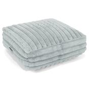Large Floor Cushion - Ultra Plush Cord Duck Egg Blue