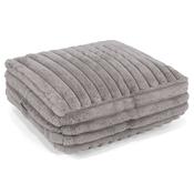 Large Floor Cushion - Ultra Plush Cord Grey