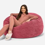 Mammoth Bean Bag Sofa - Pom Pom Pastel Red