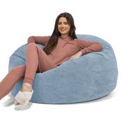 Mammoth Bean Bag Sofa - Pom Pom Sky Blue image