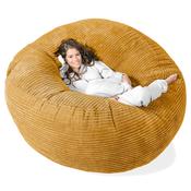 Mega Mammoth Bean Bag Sofa - Cord Golden Honey