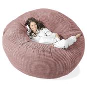 Mega Mammoth Bean Bag Sofa - Cord Peach image