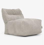 Modular Sofa Bean Bag, Middle Section - Cord Mink