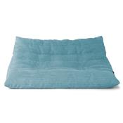 Noah Floor Sofa Bean Bag - Cord Aegean Blue