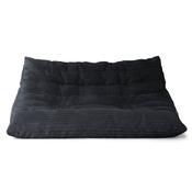 Noah Floor Sofa Bean Bag - Cord Black