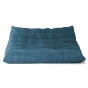 Noah Floor Sofa Bean Bag - Cord Navy Blue