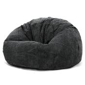 Classic Bean Bag Chair - Pom Pom Black image
