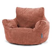 Kids Armchair Bean Bag for Toddlers 1-3 yr - Pom Pom Pumpkin Orange image