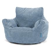 Kids Armchair Bean Bag for Toddlers 1-3 yr - Pom Pom Sky Blue image