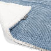 Sherpa Throw / Blanket - Pom Pom Sky Blue image