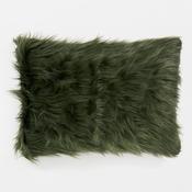 Rectangular Scatter Cushion Cover 35 x 50cm - Mongolian Fur Sage Green
