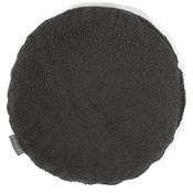 Round Scatter Cushion Cover 50cm - Boucle Graphite Grey image
