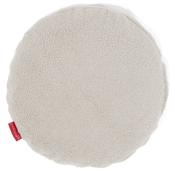 Round Scatter Cushion Cover 50cm - Boucle Ivory