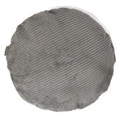 Round Scatter Cushion Cover 50cm - Pom Pom Charcoal image