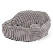 Sabine Bean Bag Armchair - Ultra Plush Cord Grey image
