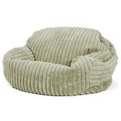 Sabine Bean Bag Sofa - Ultra Plush Cord Sage Green image