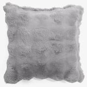 Scatter Cushion Cover 47 x 47cm - Bubble Faux Fur Grey