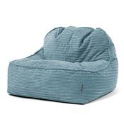 Sloucher Bean Bag Chair 2.0 - Cord Aegean Blue