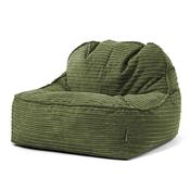 Sloucher Bean Bag Chair 2.0 - Cord Forest Green