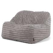 Sloucher Bean Bag Chair - Ultra Plush Cord Grey image