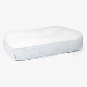 Sloucher XL Dog Bed - Fluffy Faux Fur Rabbit Dusty Blue